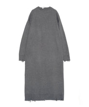 画像をギャラリービューアに読み込む, Grunge Knit Dress Charcoal
