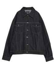 画像をギャラリービューアに読み込む, DOUBLE FOUR SIX- One Wash Denim Jacket Black
