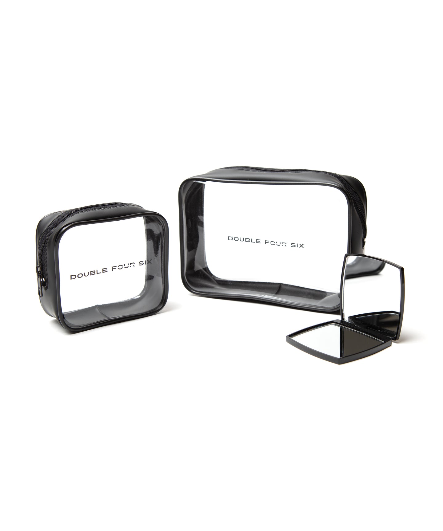 446 - DOUBLE FOUR SIX -Clear Square Pouch&Miller