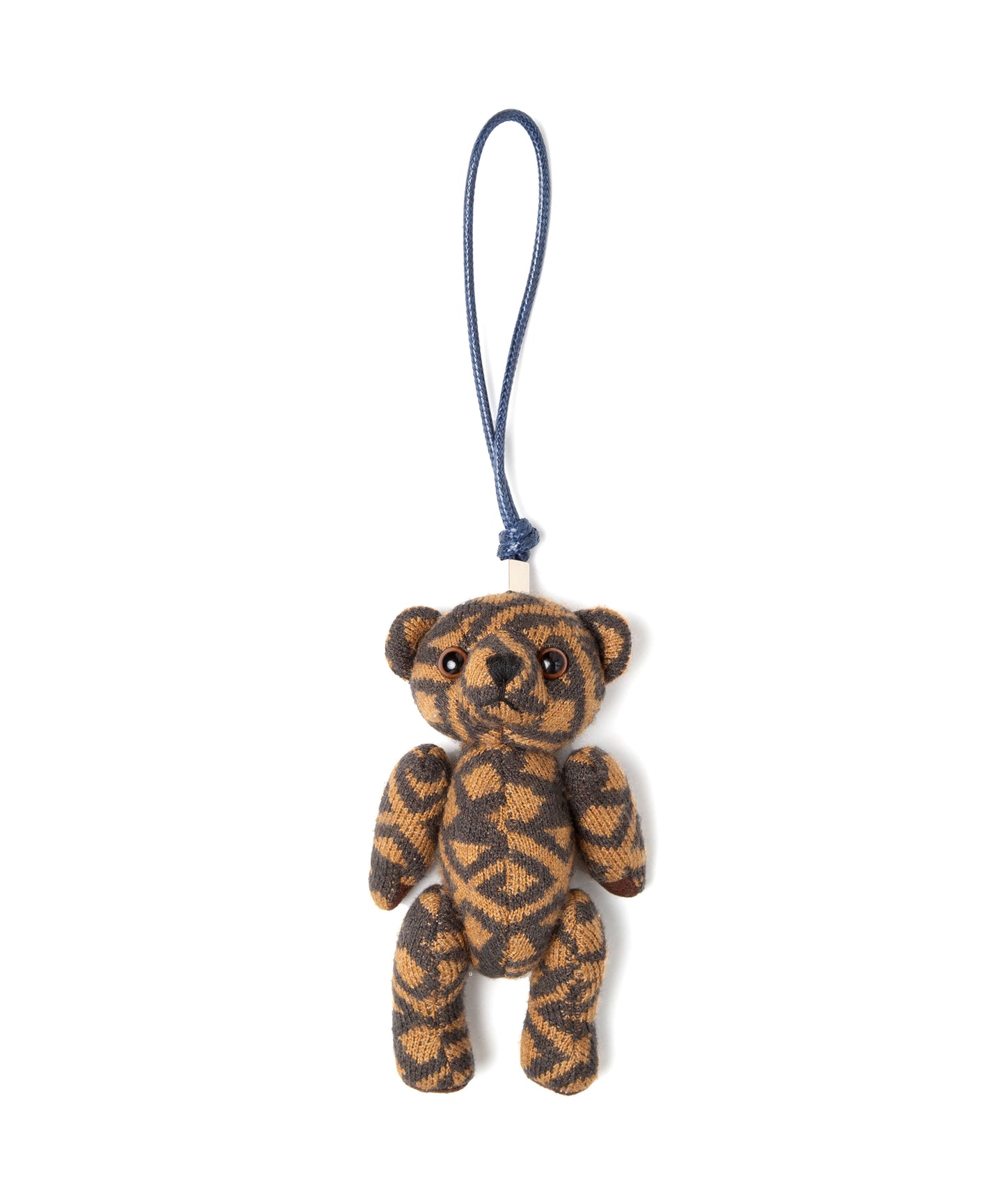 DOUBLE FOUR SIX- 446 Total Pattern Teddy Bear Charm
