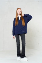 画像をギャラリービューアに読み込む, DOUBLE FOUR SIX- Long Sleeve Polo Shirt Navy
