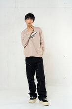 画像をギャラリービューアに読み込む, DOUBLE FOUR SIX- Street Logo Long Sleeve T-shirt Beige

