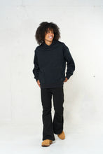 画像をギャラリービューアに読み込む, DOUBLE FOUR SIX- Emboss Logo Hoodie Black
