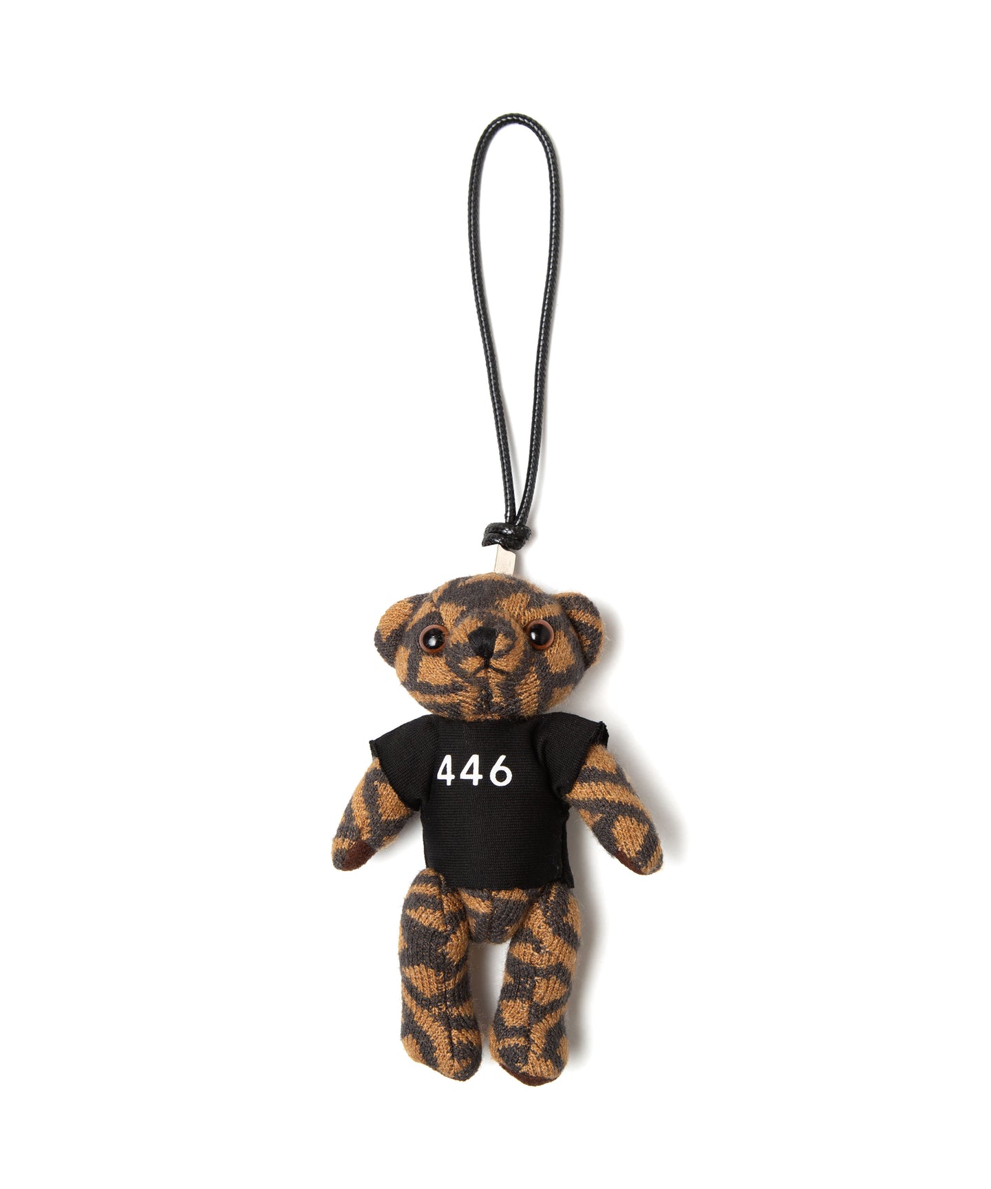 DOUBLE FOUR SIX- 446 Total Pattern Dress Up Teddy Bear Charm Black
