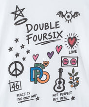 画像をギャラリービューアに読み込む, DOUBLE FOUR SIX- PAINT LONG SLEEVE T-SHIRT　WHITE
