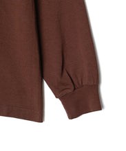 画像をギャラリービューアに読み込む, DOUBLE FOUR SIX- PAINT LONG SLEEVE T-SHIRT　BROWN
