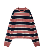 画像をギャラリービューアに読み込む, DOUBLE FOUR SIX- BORDER LONG SLEEVE T-SHIRT　PINK
