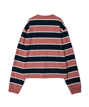 画像をギャラリービューアに読み込む, DOUBLE FOUR SIX- BORDER LONG SLEEVE T-SHIRT　PINK
