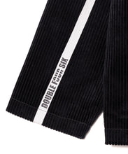 画像をギャラリービューアに読み込む, DOUBLE FOUR SIX-Line Design  Corduroy Blouson Black
