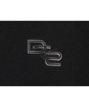 画像をギャラリービューアに読み込む, DOUBLE FOUR SIX- Leather Emblem Zip Up Hoodie Black

