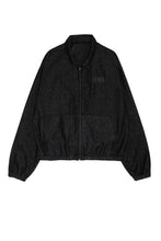 画像をギャラリービューアに読み込む, 446 Silicon Print Logo Blouson Black Denim

