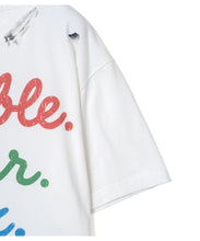 画像をギャラリービューアに読み込む, DOUBLE FOUR SIX- Logo Vintage T-shirt　Vintage White
