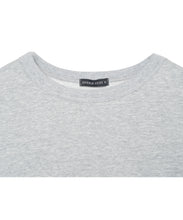 画像をギャラリービューアに読み込む, 446- Message Print Football Sweatshirt 杢Gray
