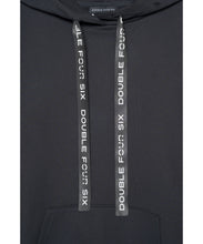 画像をギャラリービューアに読み込む, DOUBLE FOUR SIX- Logo Tape Hoodie Black
