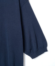画像をギャラリービューアに読み込む, 446- Stitch Shirt　Navy×Orange
