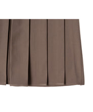 画像をギャラリービューアに読み込む, Multi-Pleated Skirt Mocha
