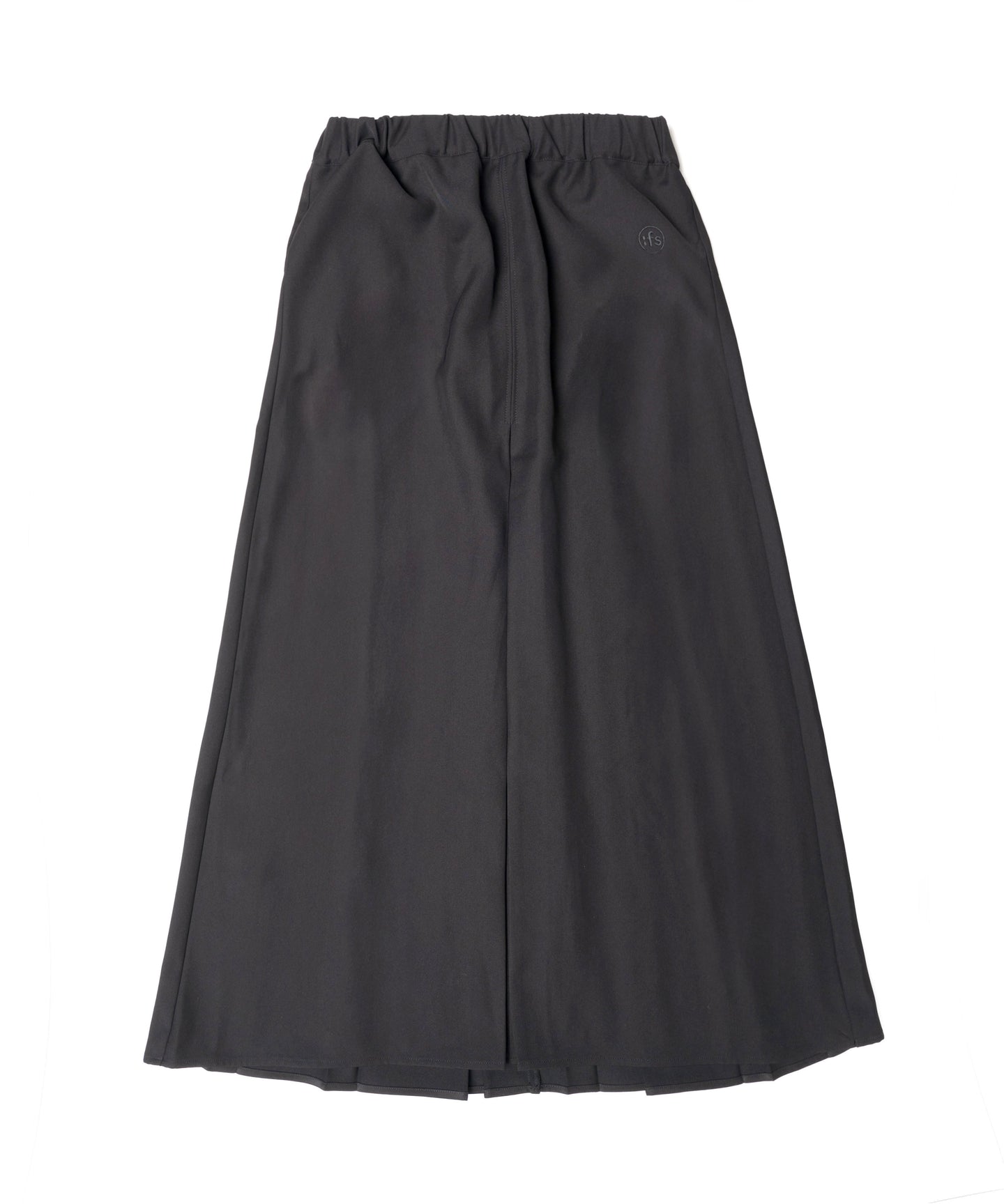 Multi-Pleated Skirt Black