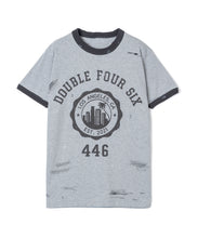 画像をギャラリービューアに読み込む, DOUBLE FOUR SIX- Ringer T-shirt　Grey

