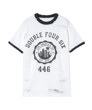 画像をギャラリービューアに読み込む, DOUBLE FOUR SIX- Ringer T-shirt　White
