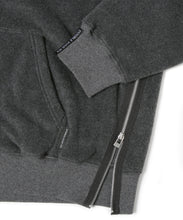 画像をギャラリービューアに読み込む, Side ZIP Hoodie charcoal
