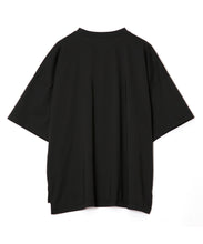 画像をギャラリービューアに読み込む, Multi-material T-shirt Black
