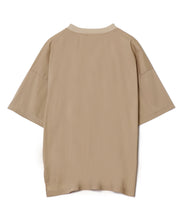 画像をギャラリービューアに読み込む, Multi-material T-shirt Beige
