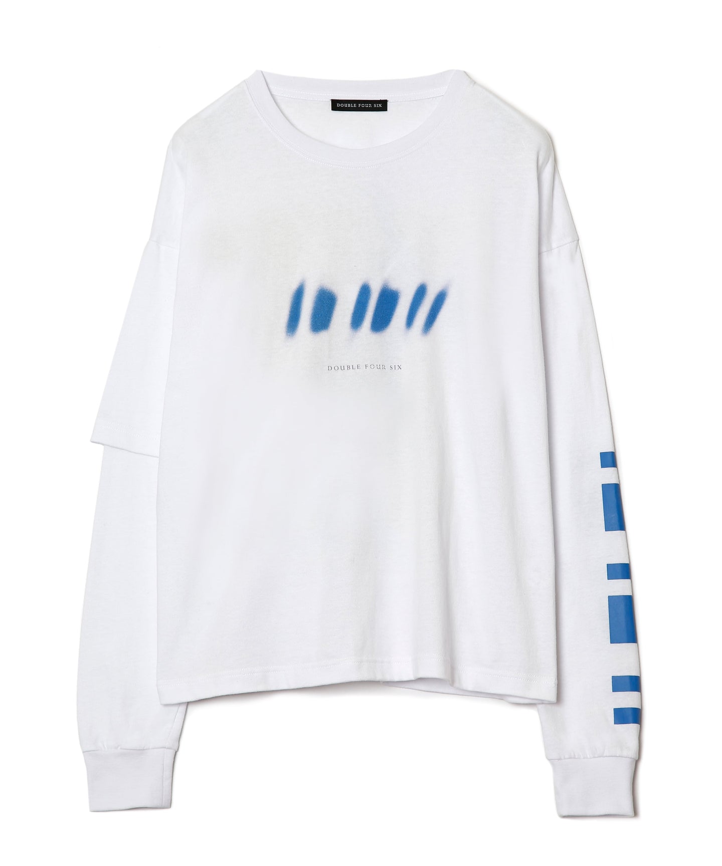 446 Back Logo Layered T-shirt White