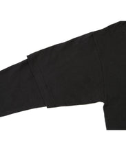 画像をギャラリービューアに読み込む, 446 Back Logo Layered T-shirt Black
