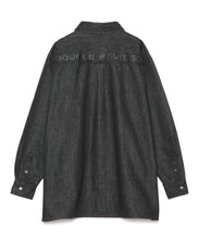 画像をギャラリービューアに読み込む, 【数量限定商品】446-DOUBLE FOUR SIX Emblem Denim Jacket Black
