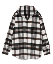 画像をギャラリービューアに読み込む, 【数量限定商品】Checkered Shirt Hoodie Black Check
