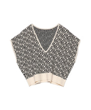 画像をギャラリービューアに読み込む, 【数量限定商品】446 Total Pattern Knit Gilet Greige
