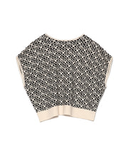 画像をギャラリービューアに読み込む, 【数量限定商品】446 Total Pattern Knit Gilet Greige

