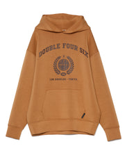 画像をギャラリービューアに読み込む, 【数量限定商品】446-DOUBLE FOUR SIX- College Print Hoodie Brown
