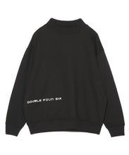 画像をギャラリービューアに読み込む, 【数量限定商品】Oversize Mock Neck Long Sleeve Sweat Shirts Black
