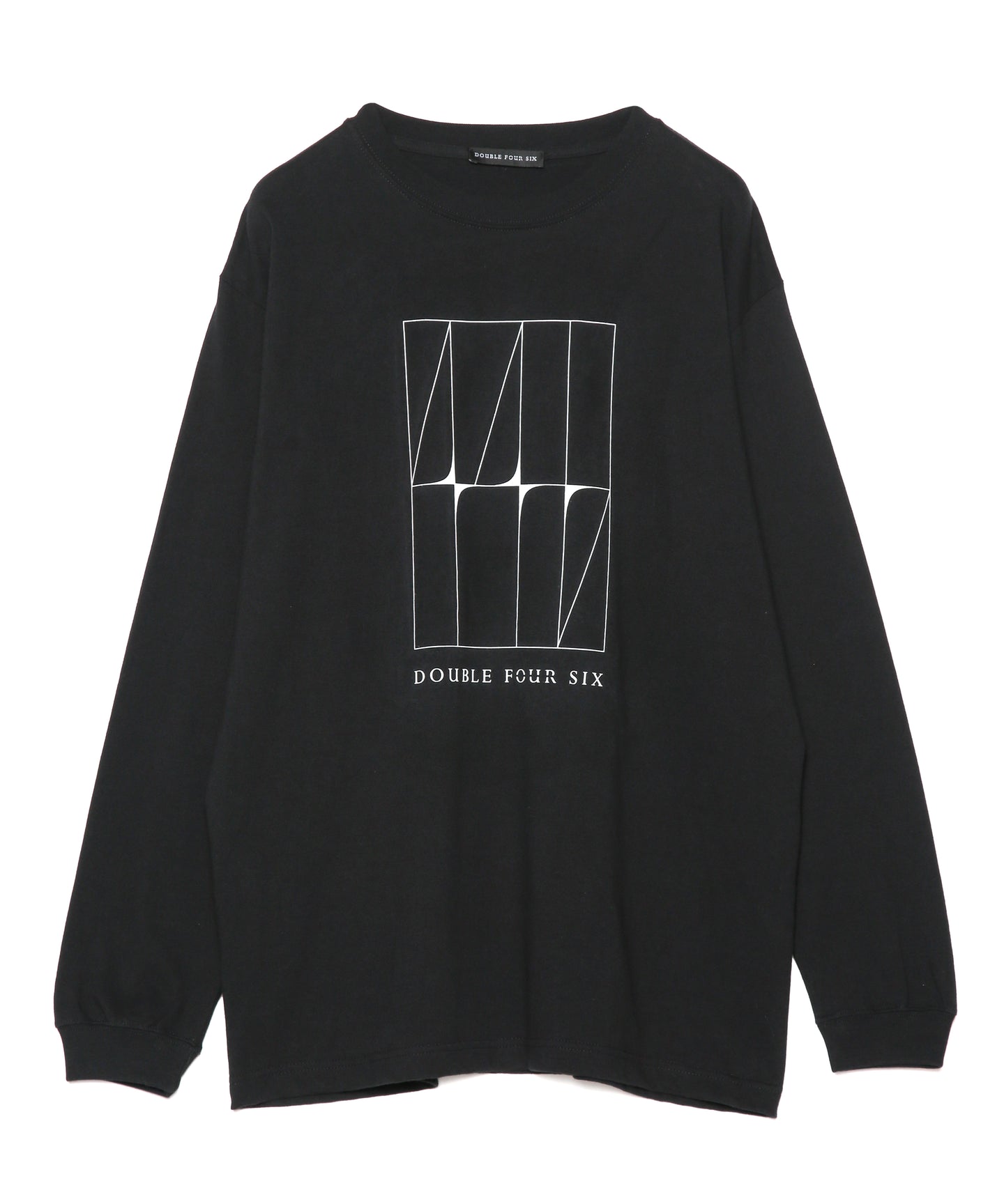 【数量限定商品】446-DOUBLE FOUR SIX- Long Sleeve T-shirt Black
