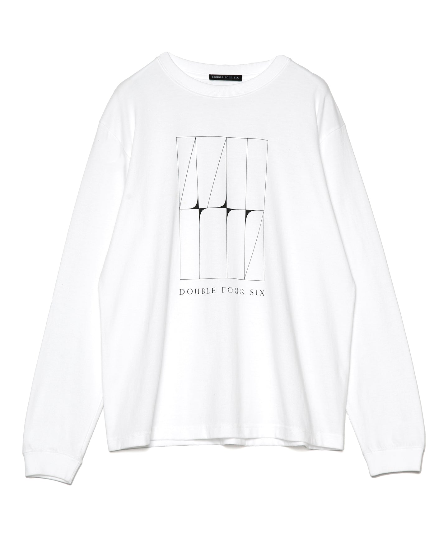 【数量限定商品】446-DOUBLE FOUR SIX- Long Sleeve T-shirt White
