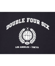 画像をギャラリービューアに読み込む, 【kids】446-DOUBLE FOUR SIX- College Print Hoodie Navy
