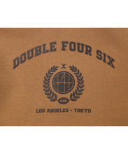 画像をギャラリービューアに読み込む, 【kids】446-DOUBLE FOUR SIX- College Print Hoodie Brown
