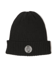 画像をギャラリービューアに読み込む, 446-DOUBLE FOUR SIX Emblem Knit Hat Black
