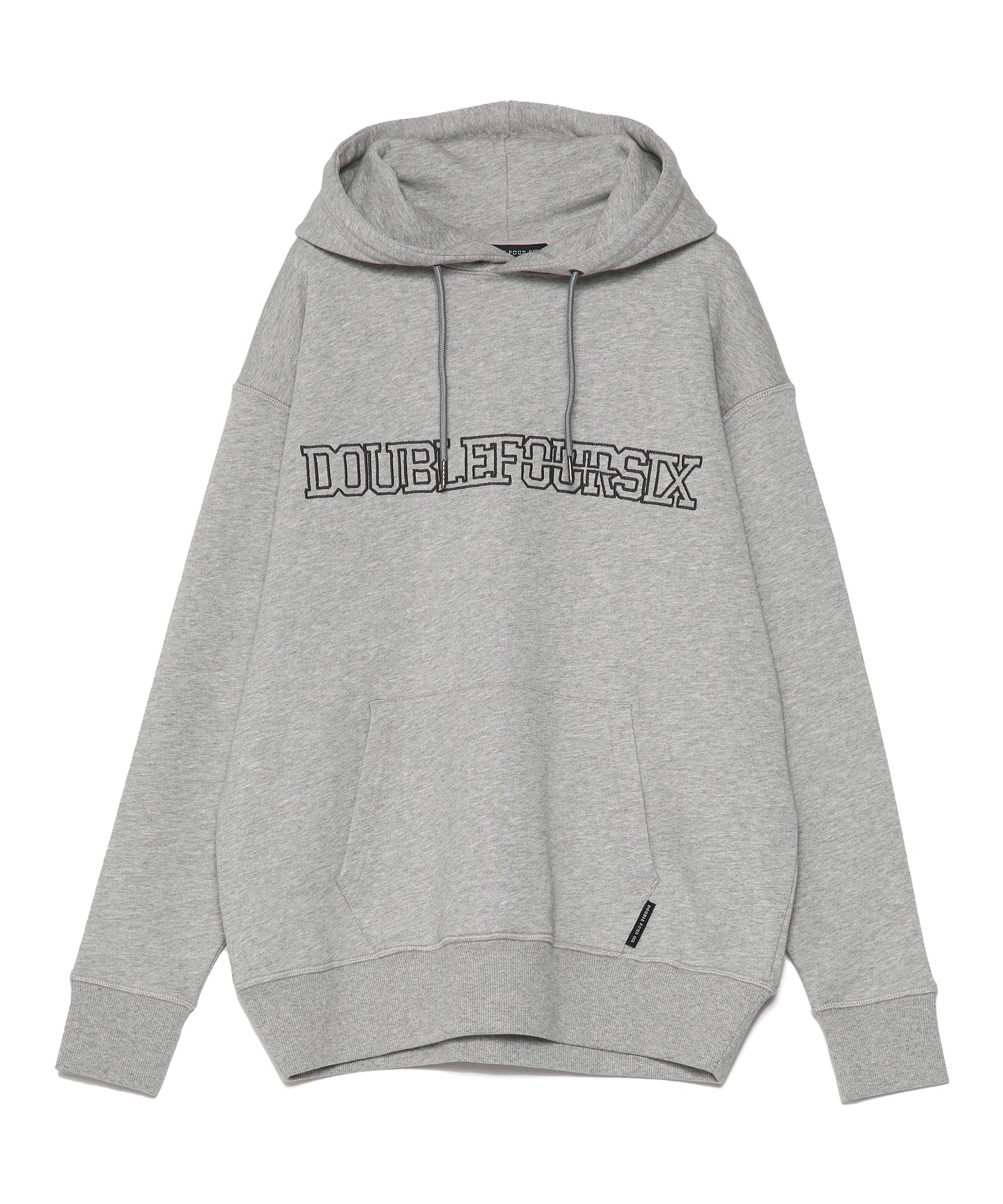 【数量限定商品】446-DOUBLE FOUR SIX- College Block Logo Hoodie Gray