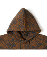 画像をギャラリービューアに読み込む, 【数量限定商品】446 Total Pattern Sponge Knit Hoodie Brown
