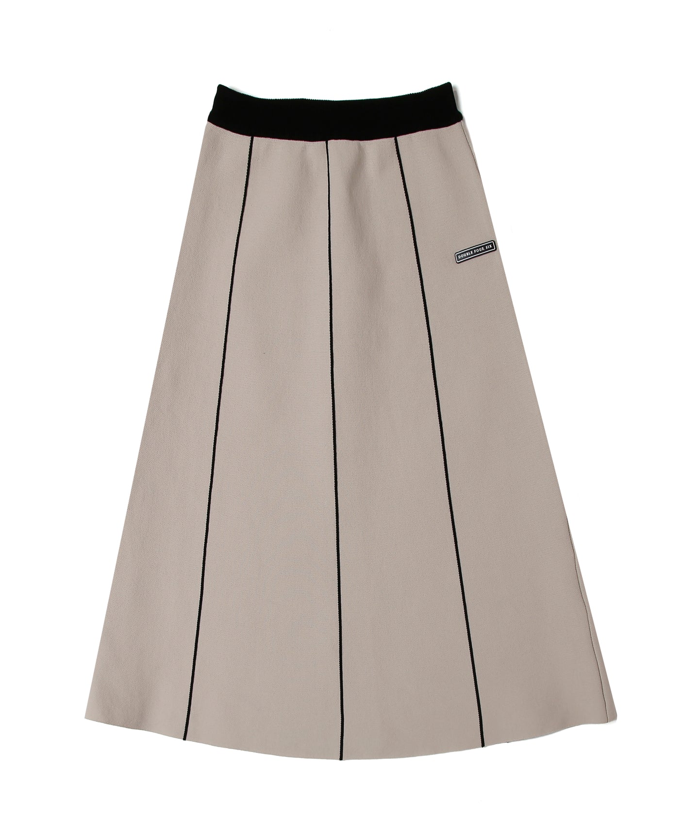 【数量限定商品】Sponge knit  Long Skirt Greige