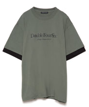 画像をギャラリービューアに読み込む, 【数量限定商品】DOUBLE FOUR SIX- Layered Sleeve T-shirt Khaki×Black
