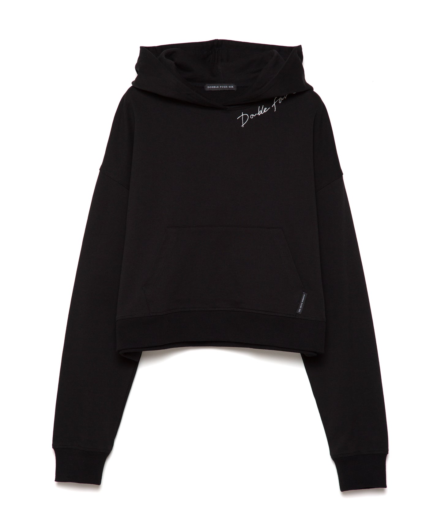 【数量限定商品】DOUBLE FOUR SIX- Long Sleeve Hoodie Black