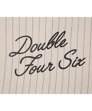 画像をギャラリービューアに読み込む, 【数量限定商品】DOUBLE FOUR SIX-  Back Logo Linen Stripe Shirt  Beige
