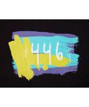 画像をギャラリービューアに読み込む, 446- Brush Logo Print T-shirt Black
