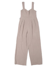 画像をギャラリービューアに読み込む, 【数量限定商品】Linen Stripe All-in-one Greige
