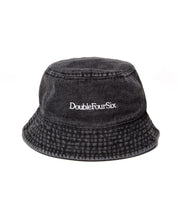 画像をギャラリービューアに読み込む, 【数量限定商品】DOUBLE FOUR SIX Cursive Logo Denim Bucket Hat
