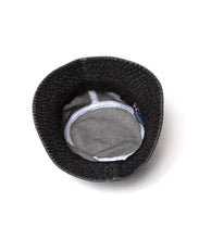 画像をギャラリービューアに読み込む, 【数量限定商品】DOUBLE FOUR SIX Cursive Logo Denim Bucket Hat
