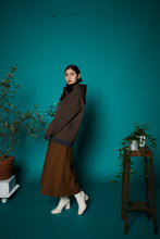 画像をギャラリービューアに読み込む, 【数量限定商品】446 Total Pattern Sponge Knit Hoodie Brown
